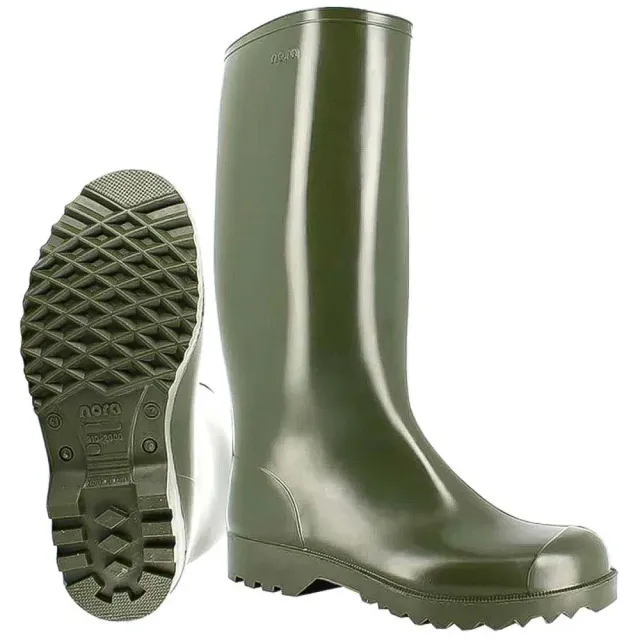 Dunlop Anton stivali PVC verdi lavoro senza puntale