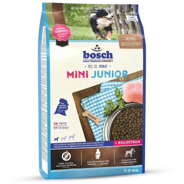 Bosch Mini Junior crocchette cuccioli piccoli 1kg pollo
