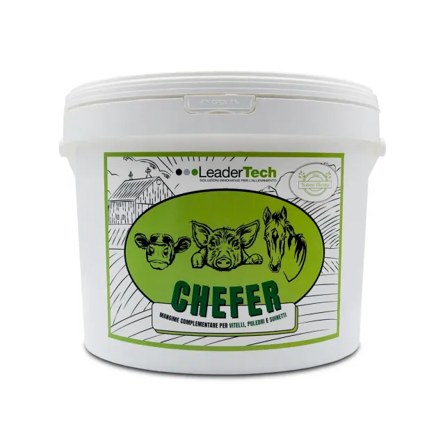 Leadertech Chefer integratore vitelli 5 kg ferro chelato
