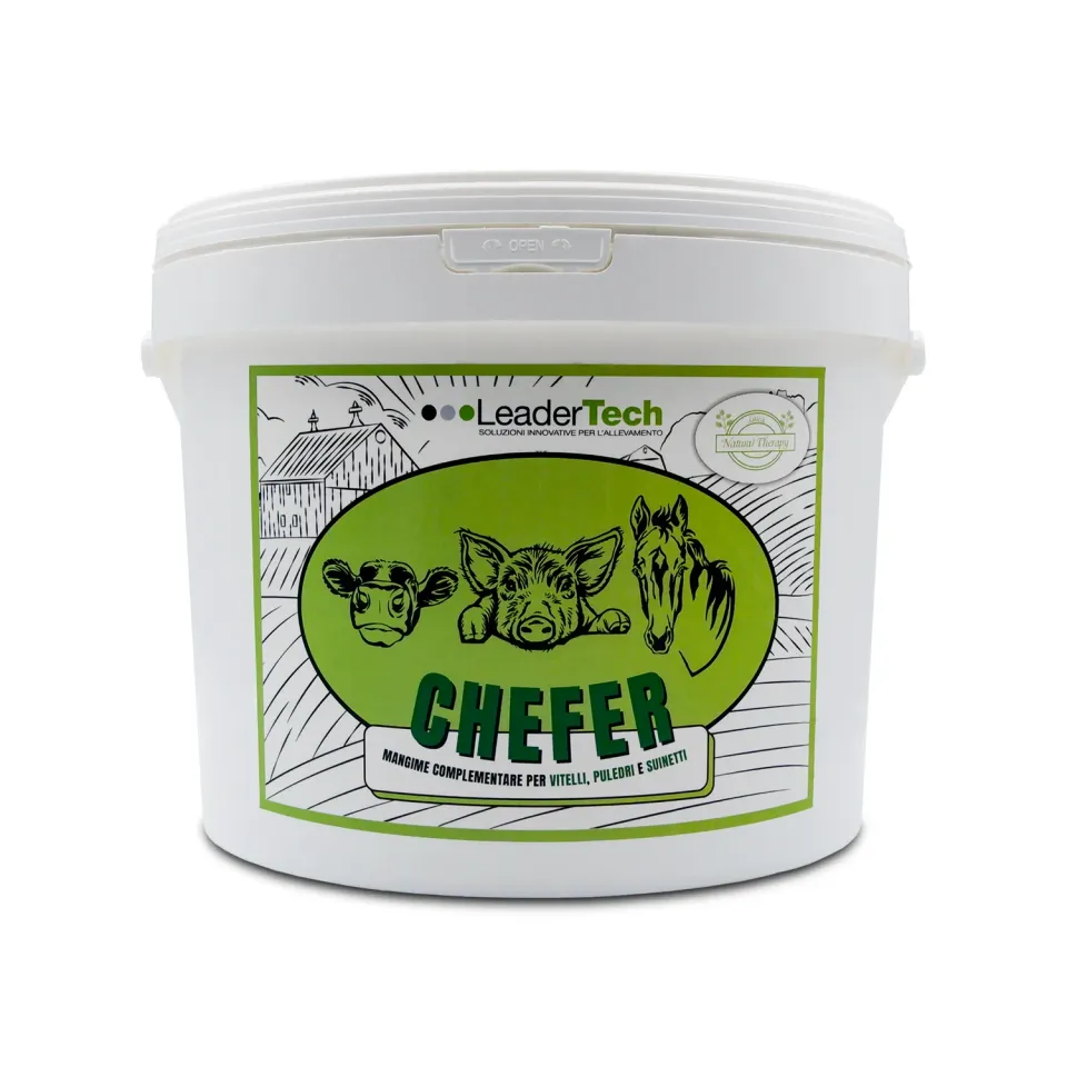 Leadertech Chefer integratore vitelli 5 kg ferro chelato
