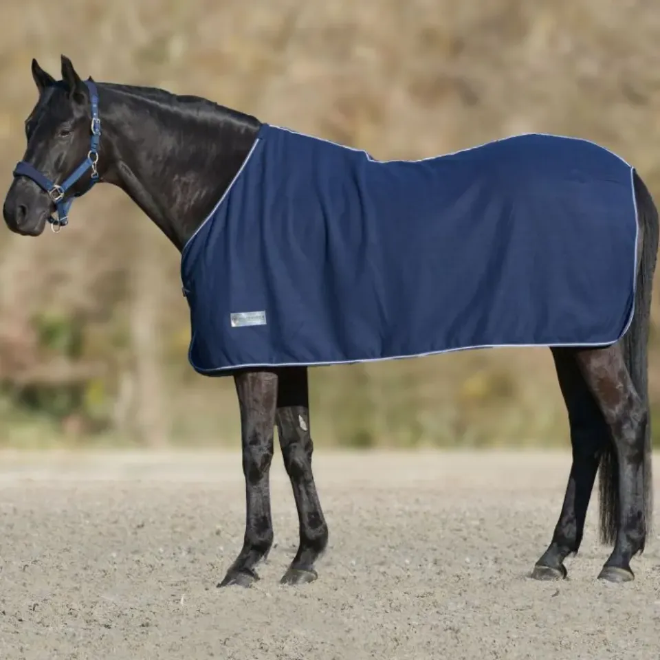 Beikircher Grünland Economic coperta pile cavallo blu notte 135 cm