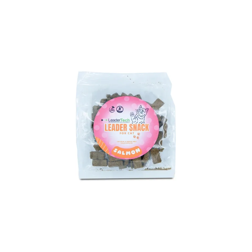 Leadertech LeaderSnack Cat snack gatto 100 g salmone