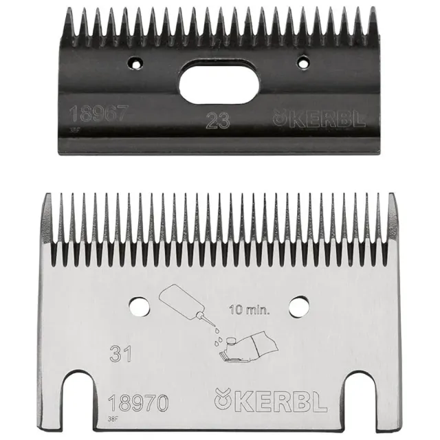 Kerbl constanta4 Premium lame tosatrici 31/23 acciaio 1-2mm