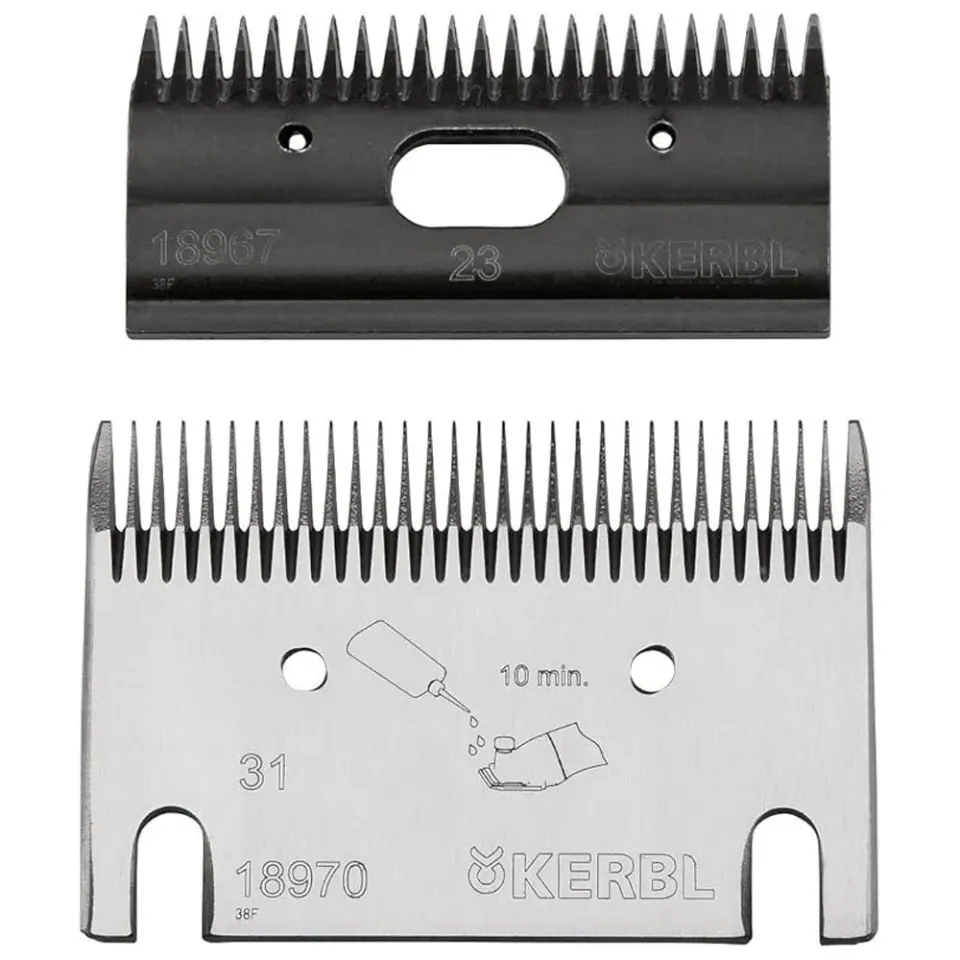 Kerbl constanta4 Premium lame tosatrici 31/23 acciaio 1-2mm