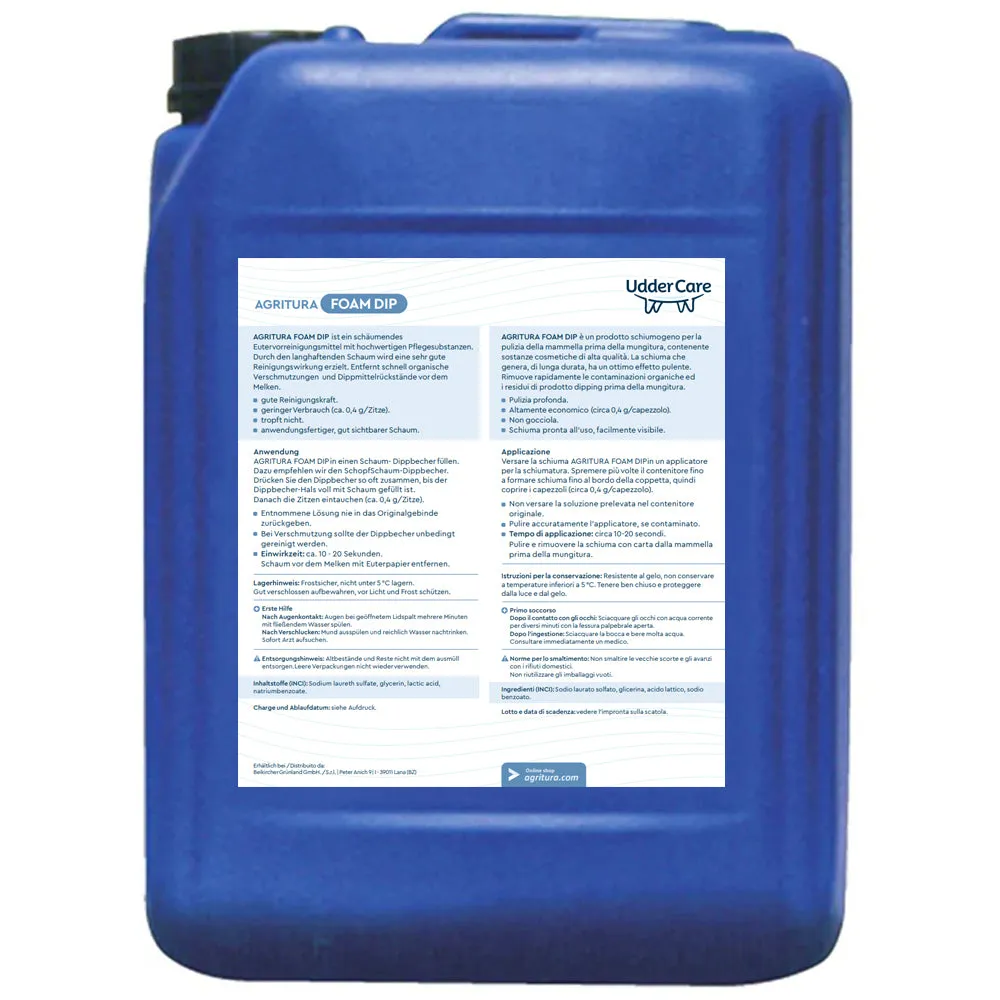 Beikircher Grünland Agritura Foam Dip schiuma capezzoli 20 kg