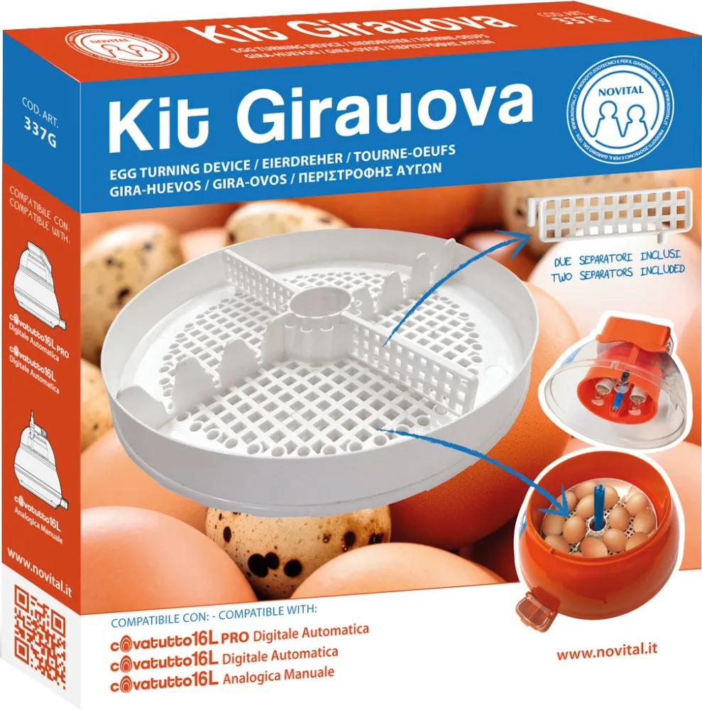 Novital Covatutto 16 L Digital Pro incubatrice uova