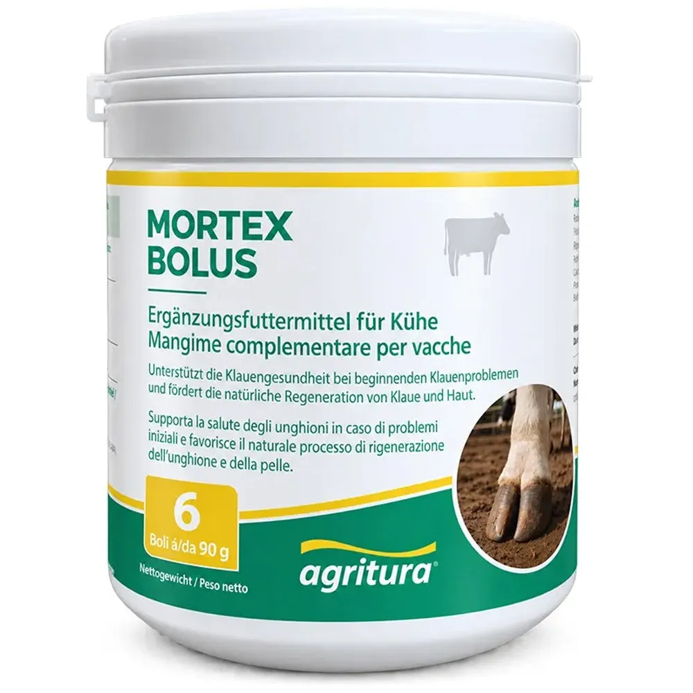 Beikircher Agritura Mortex Bolo 90 g Bovini 6 Pezzi Biotina