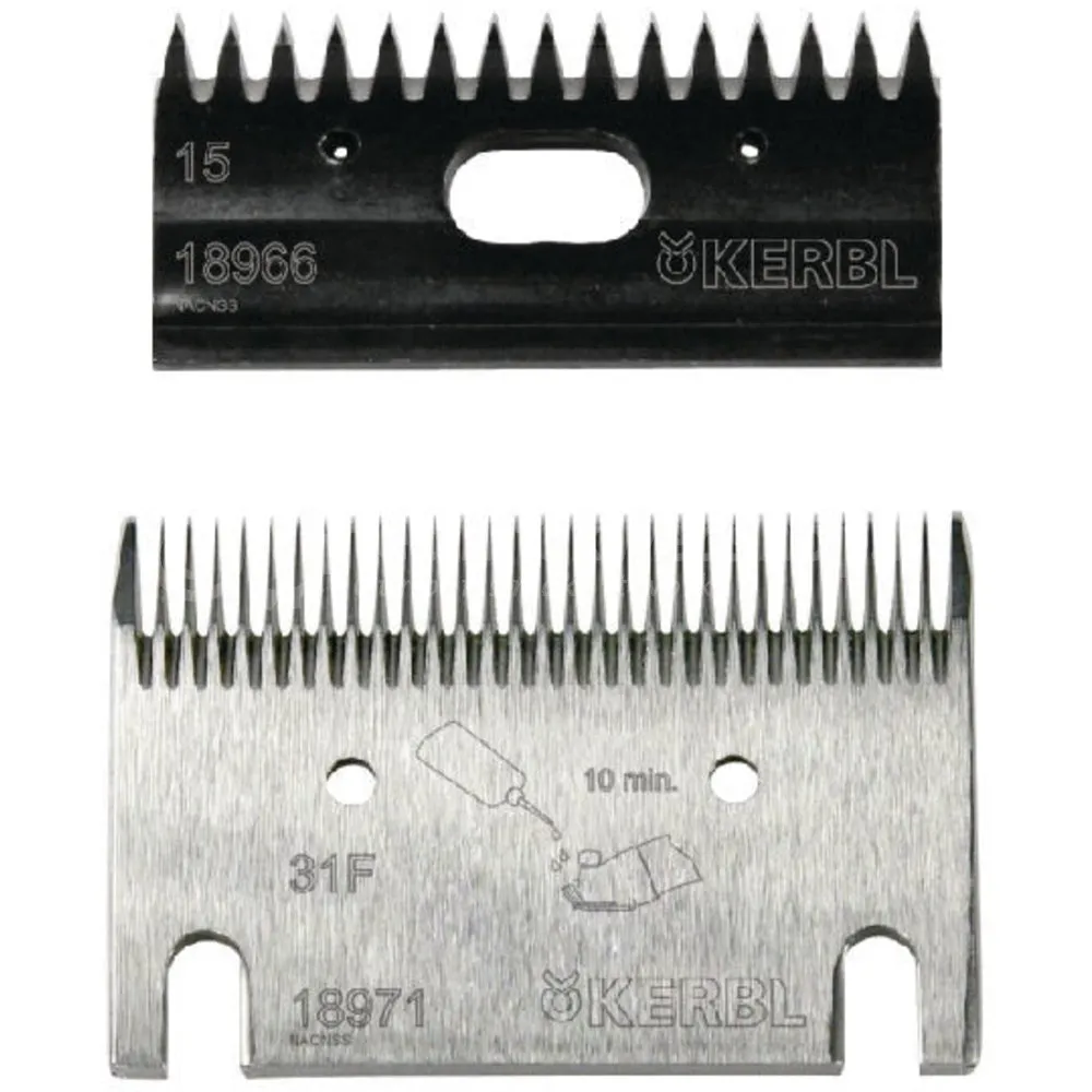 Kerbl constanta4 Premium lame tosatrici 31/23 acciaio 1-2mm