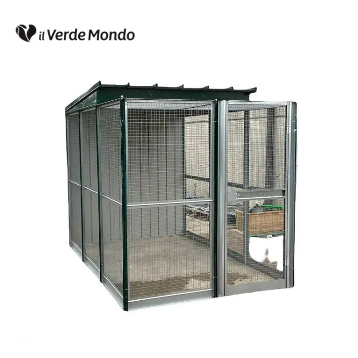 Il Verde Mondo Ararauna 3x2 recinto coperto maglia 30x30 zincato