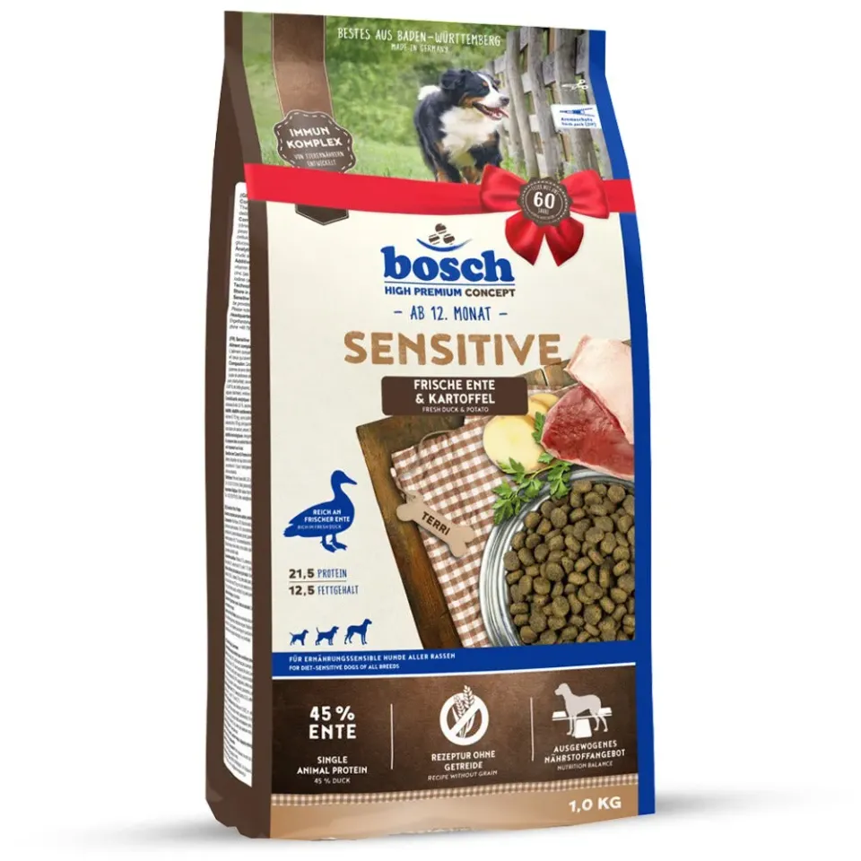 Bosch HPC Sensitive crocchette cane anatra patate 1 kg grain free