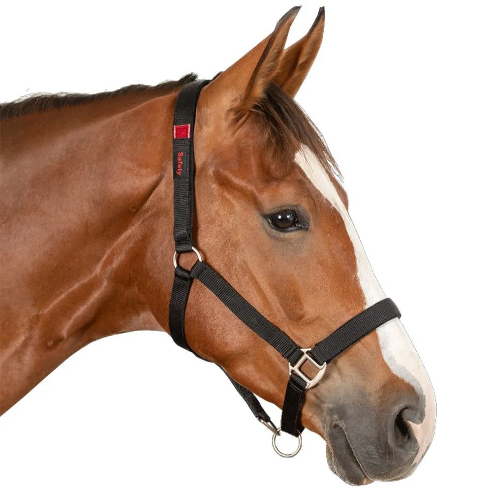Beikircher Grünland Clever Open cavezza cavallo sicurezza nera Cob