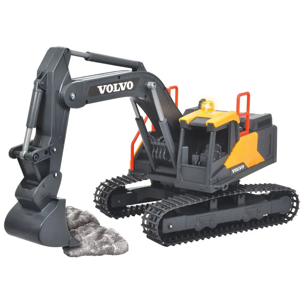 Dickie Toys Volvo Mining escavatore telecomandato 60cm luci suoni