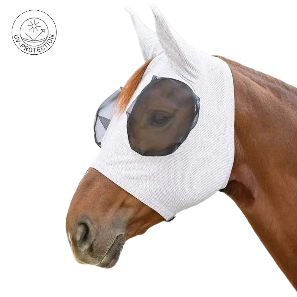 Beikircher Puck Breath maschera antimosche cavallo nera Full