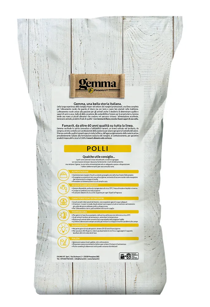 FA.MA.VIT. Pulcino Gemma alimento polli ingrasso prima fase