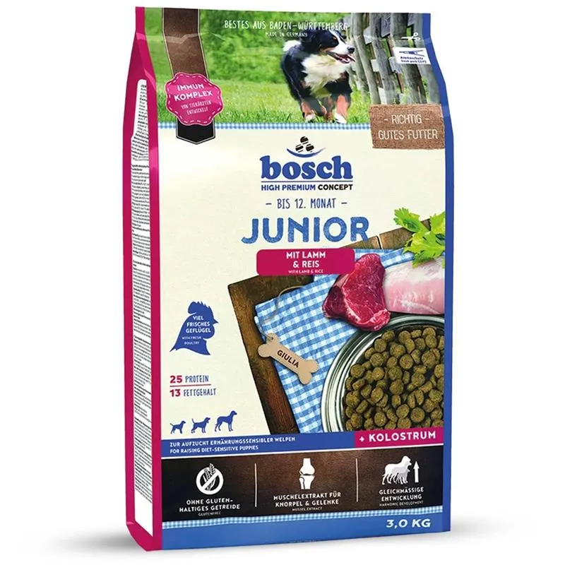 Bosch HPC Junior Agnello Riso Crocchette Cuccioli 1 kg digeribili