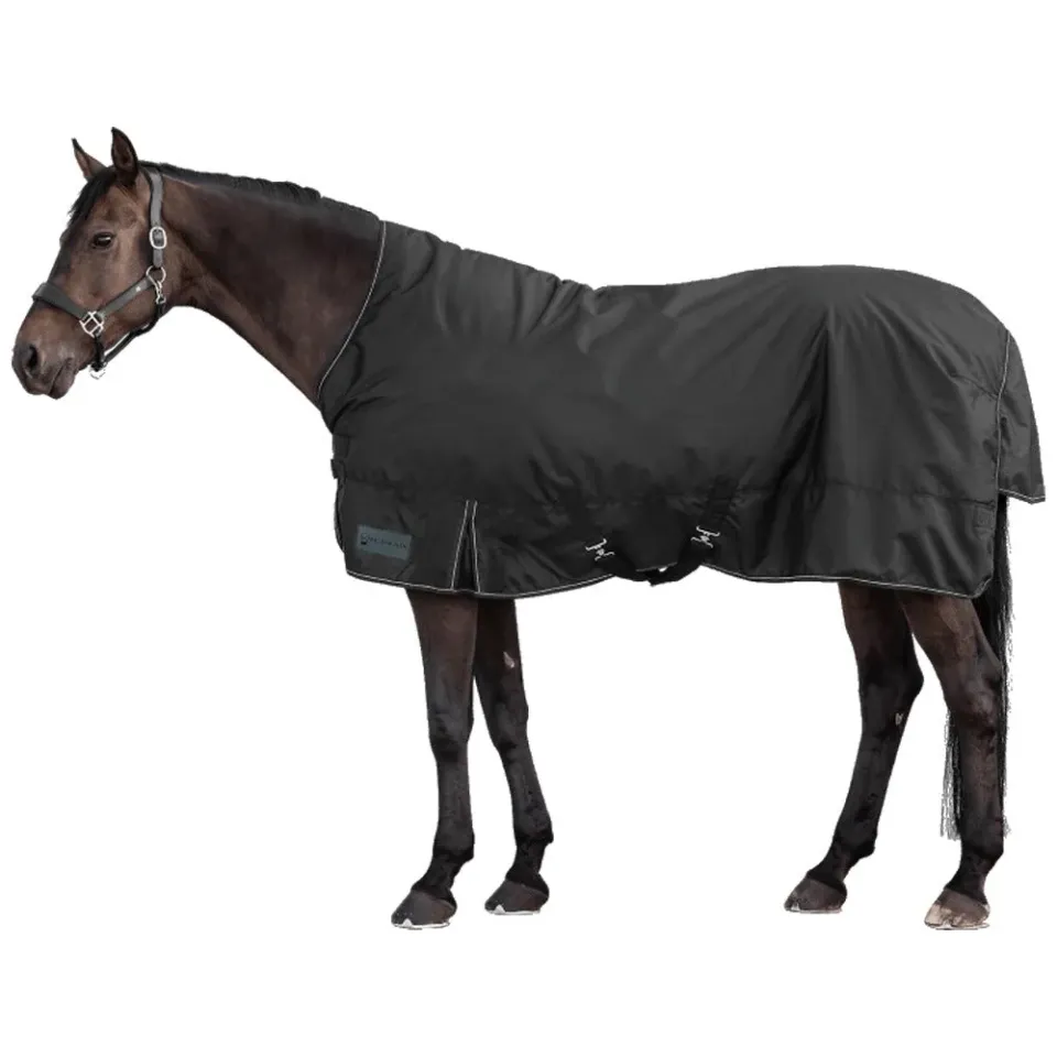 Nordic High Neck Light Coperta Cavallo 145cm Nera Leggera