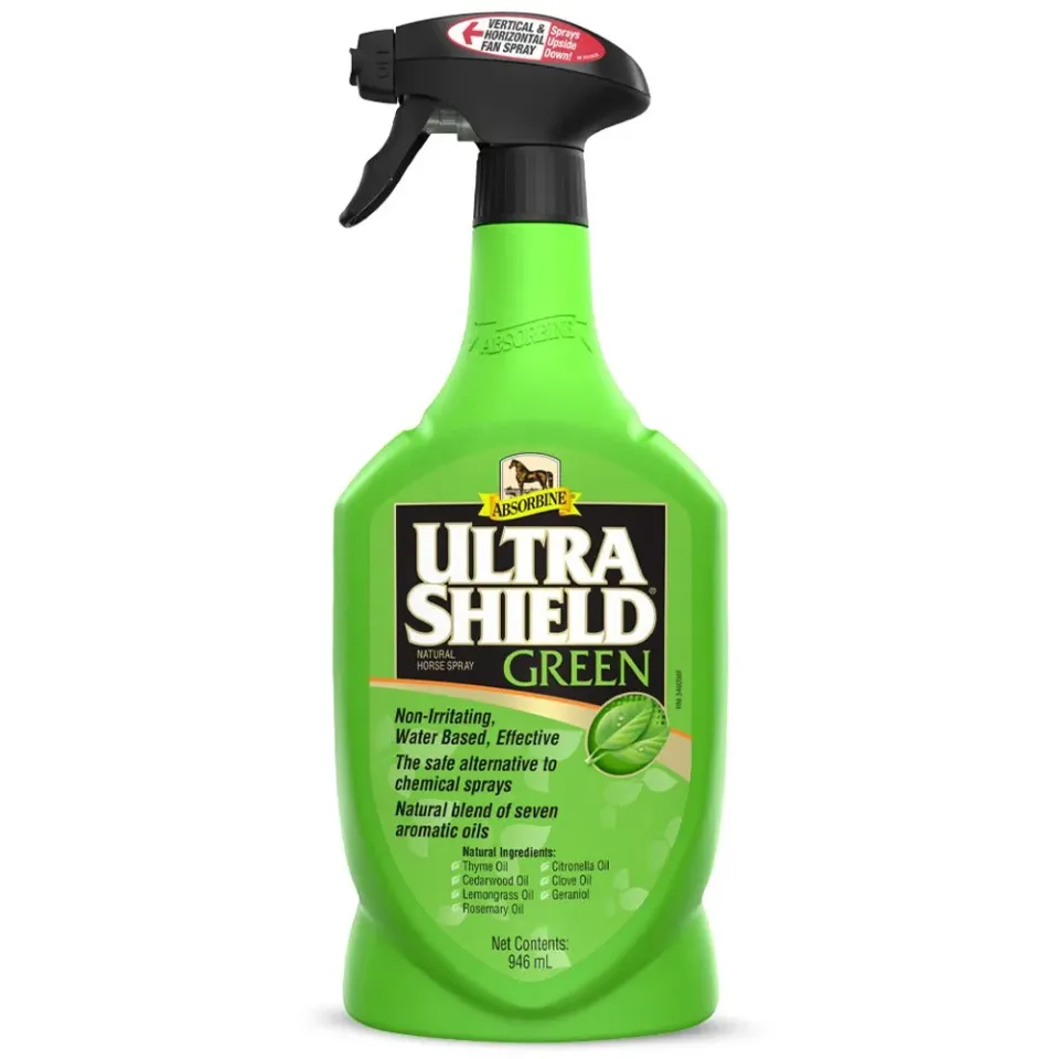 UltraShield Green Spray Antimosche Cavalli 946 ml Pronto Uso