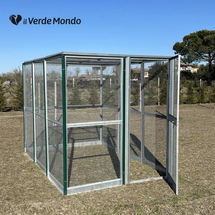 Il Verde Mondo recinto galline scoperto 3x2 rete 25x25 mm