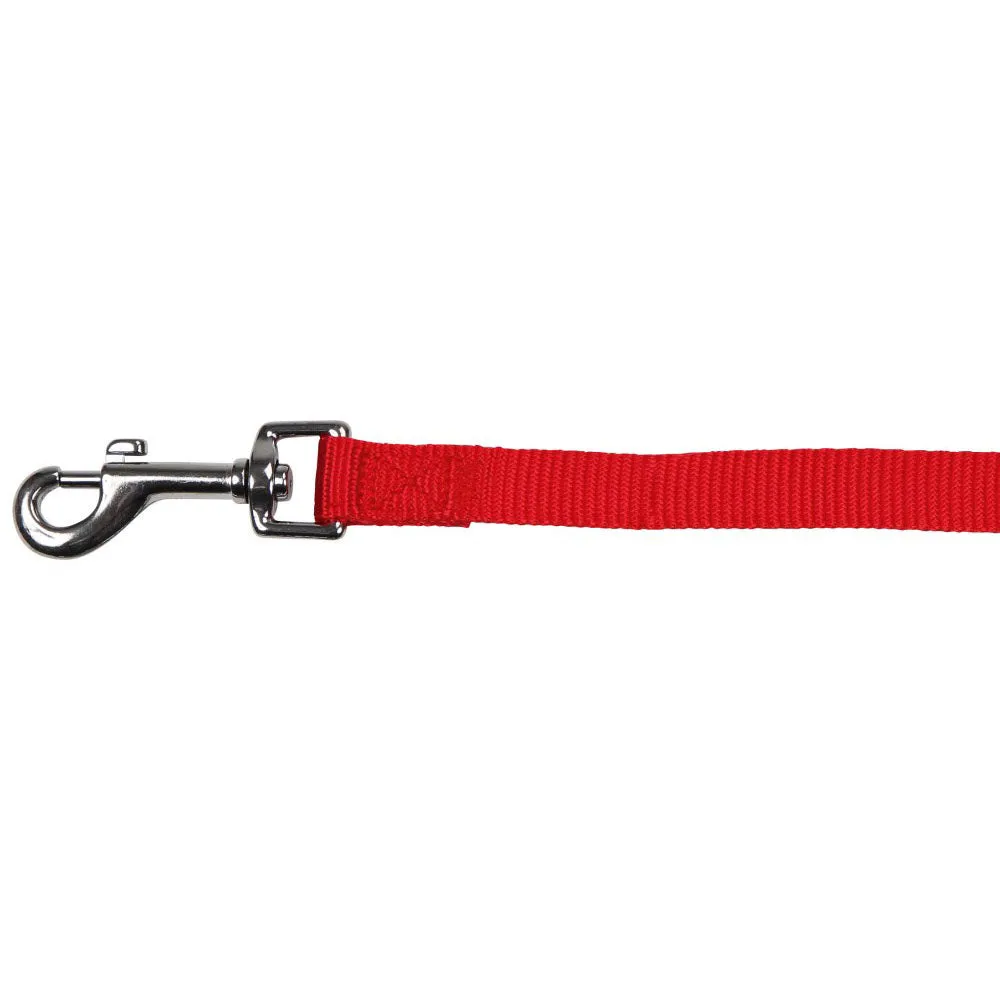 Miami guinzaglio cane nero 100cm nylon maniglia morbida