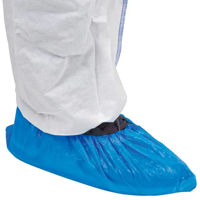 Beikircher Grünland Copriscarpe Monouso Blu CPE 100 Pezzi