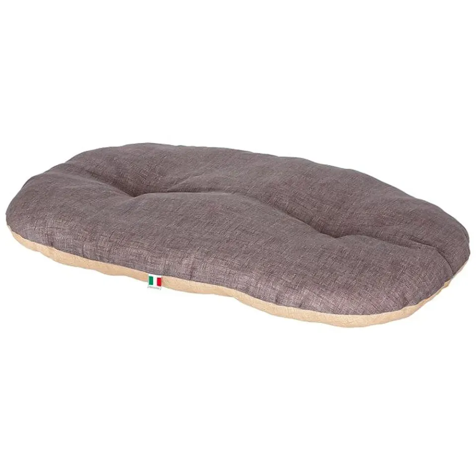 Loneta cuscino cane ovale 92x64 cm beige cotone