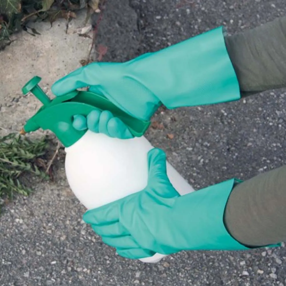 Vinex Guanti Fitosanitari Nitrile 33 cm taglia 10/XL verdi