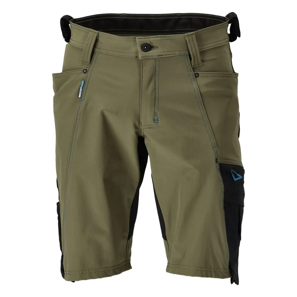 Mascot Ultimate Stretch shorts lavoro verde muschio C50