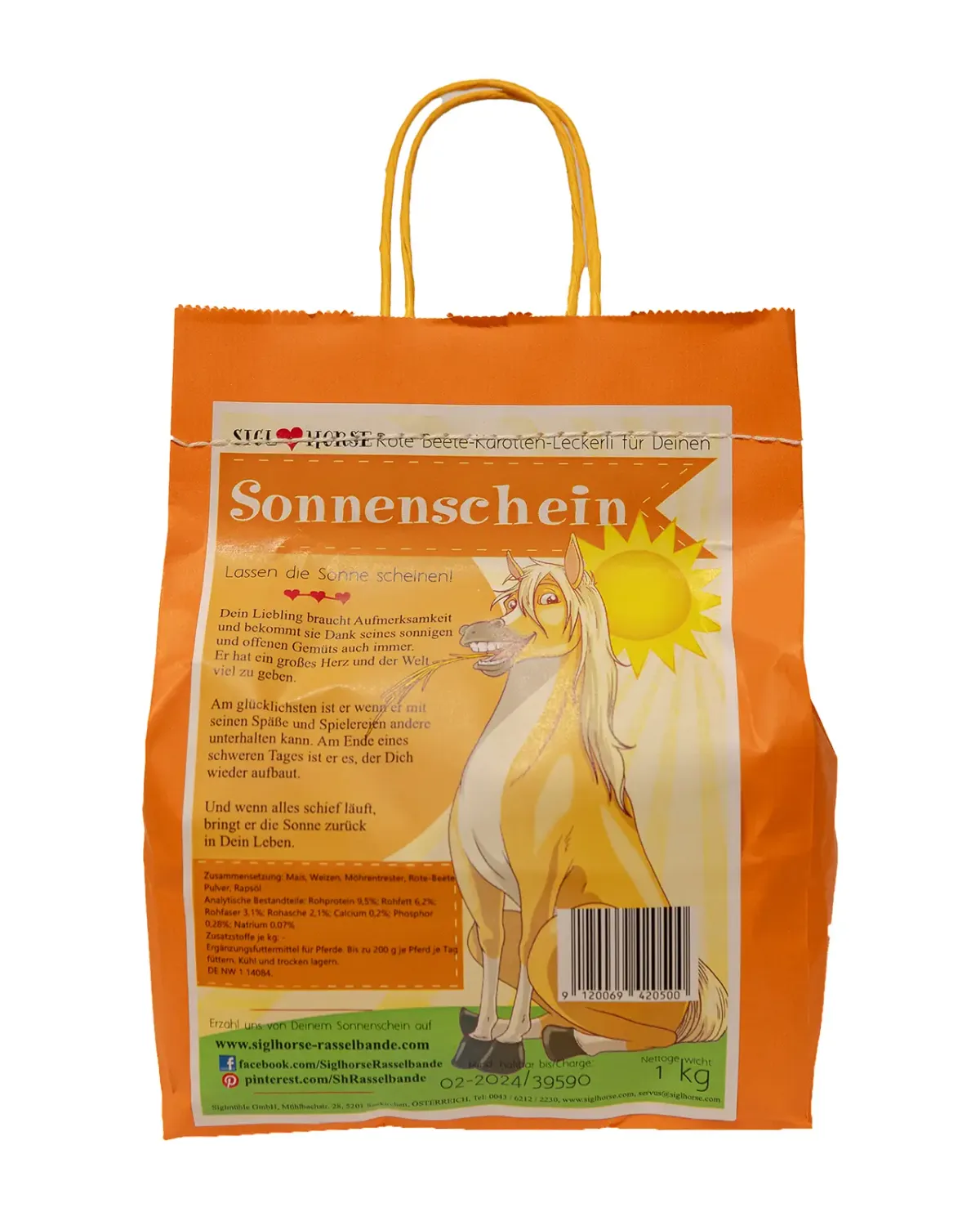 Siglhorse Sonnenschein snack cavalli mais barbabietola 1 kg