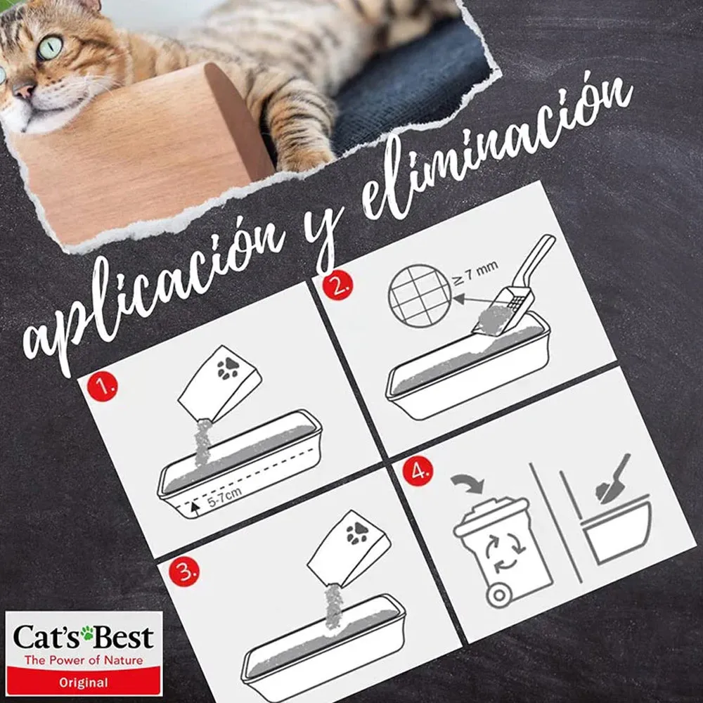 Cat's Best Original lettiera agglomerante 10 L in legno