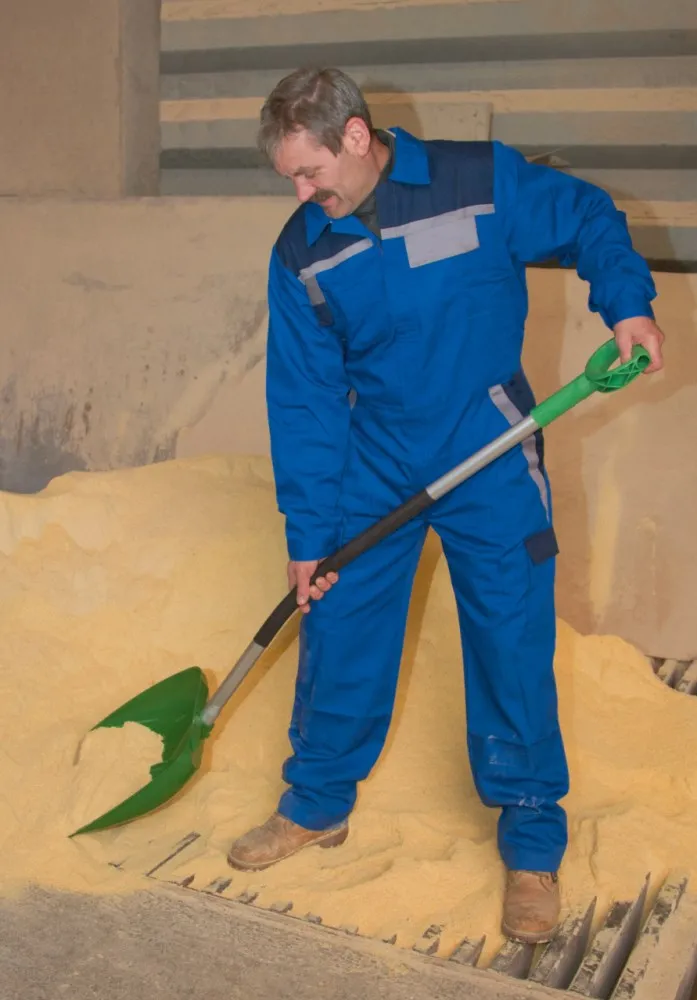 Beikircher Grünland pala plastica cereali neve verde senza manico