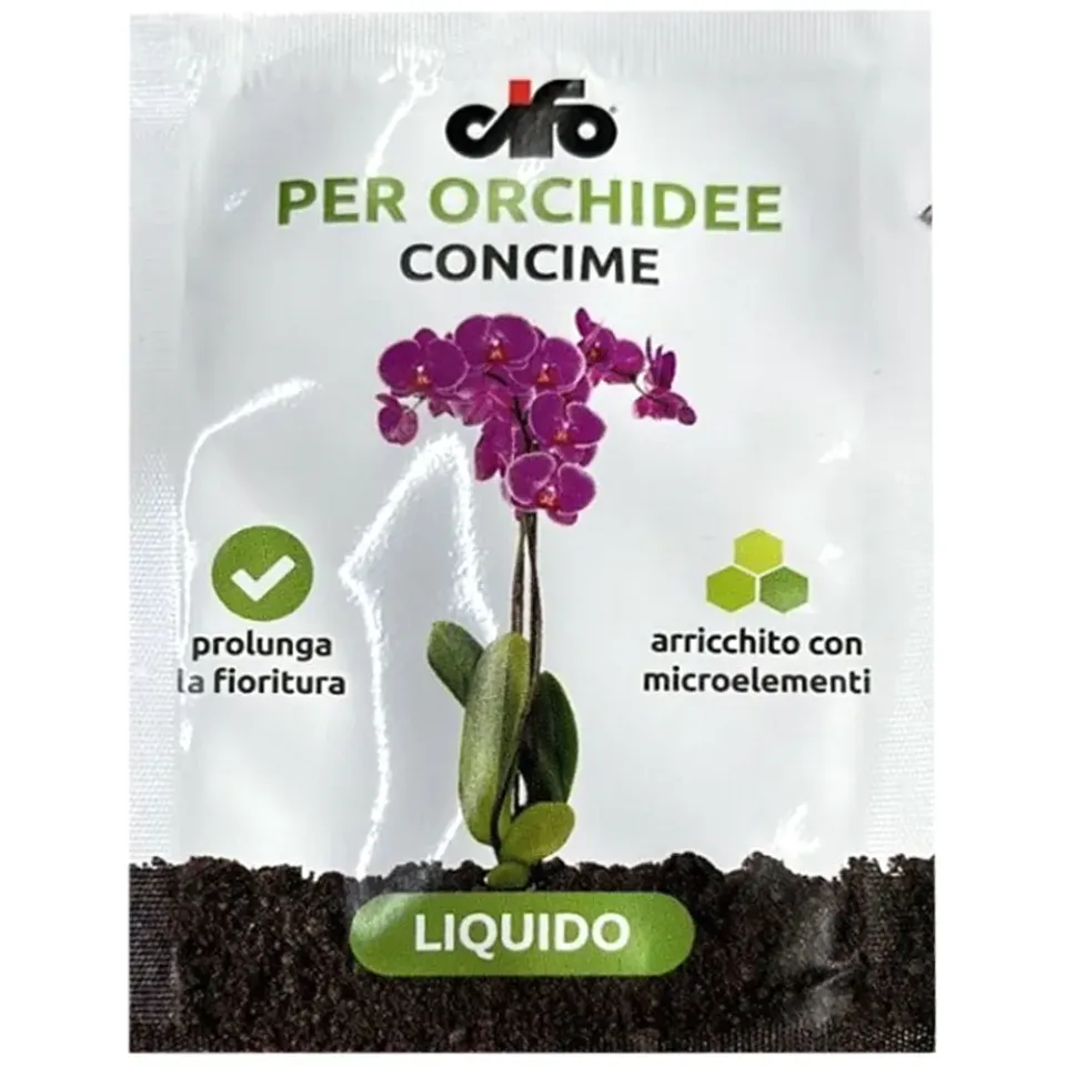 Cifo concime liquido orchidee 2,5 ml NPK 6-6-6 microelementi