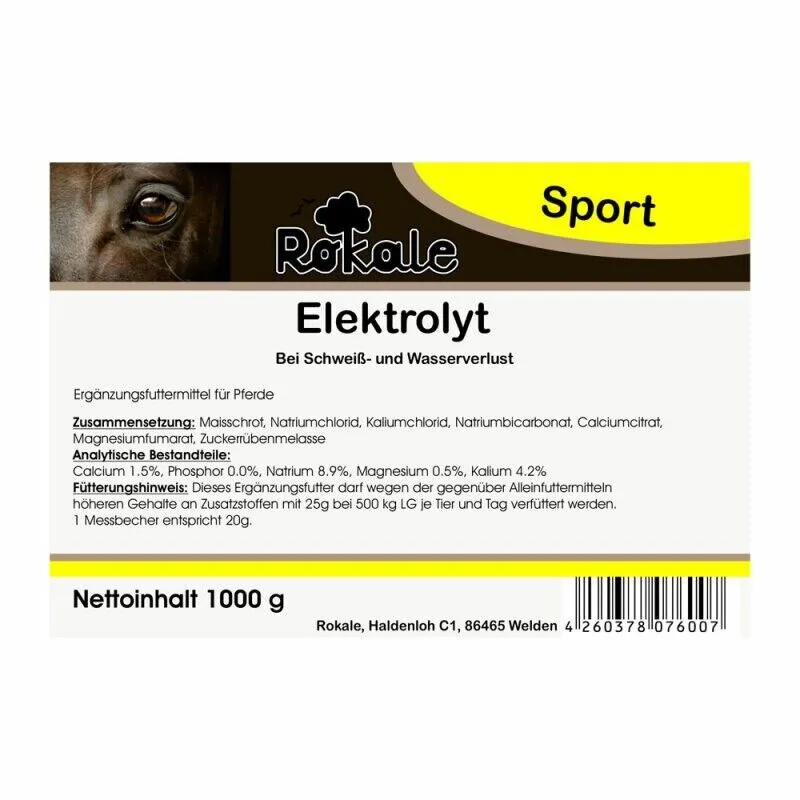 Beikircher Grünland RokaLyt pellet elettroliti cavalli 1kg