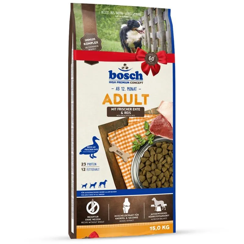 Bosch Adult crocchette cane anatra riso 1kg senza frumento