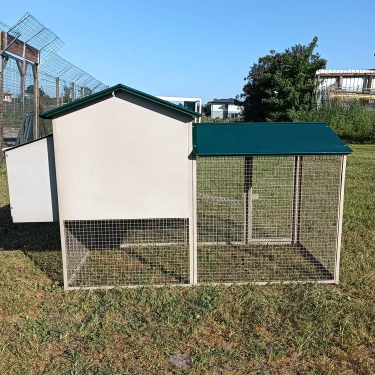 Il Verde Mondo Padovana pollaio ferro 160 cm per 4 galline