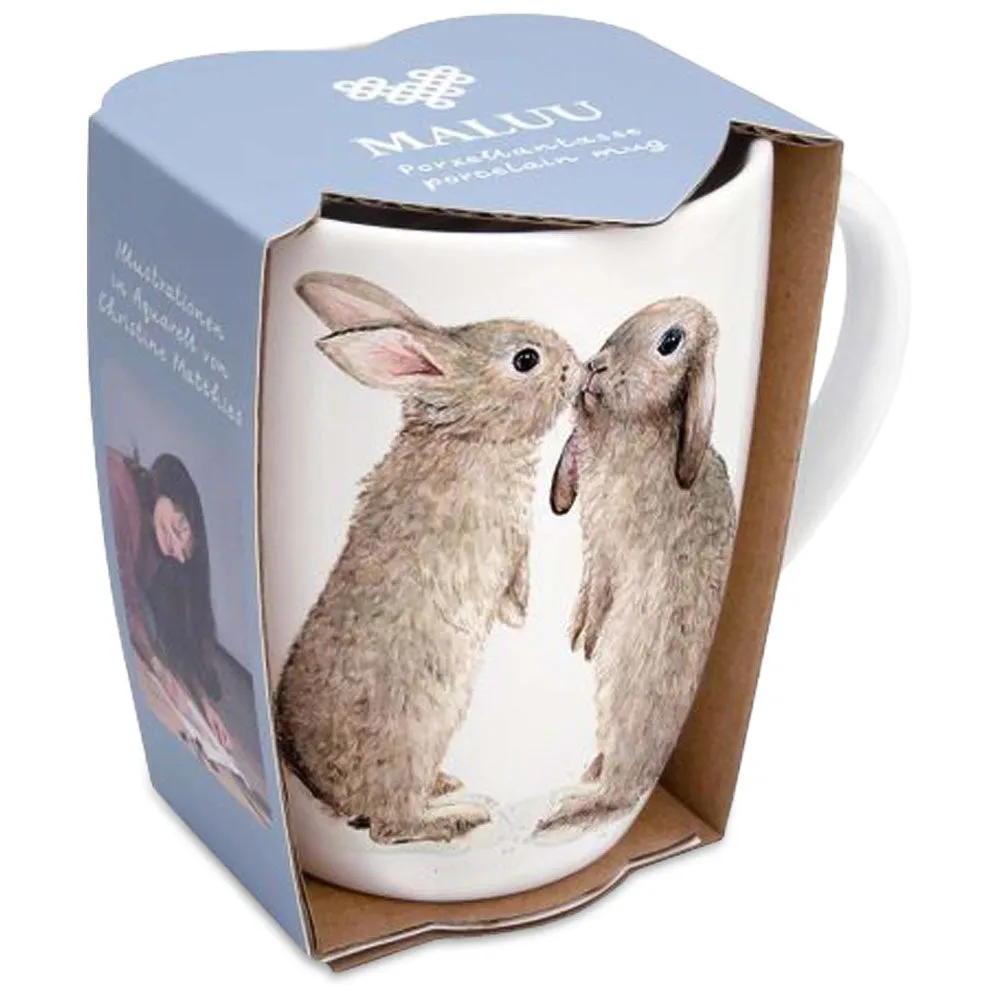 Maluu tazza caffè fantasia mucca ceramica da regalo