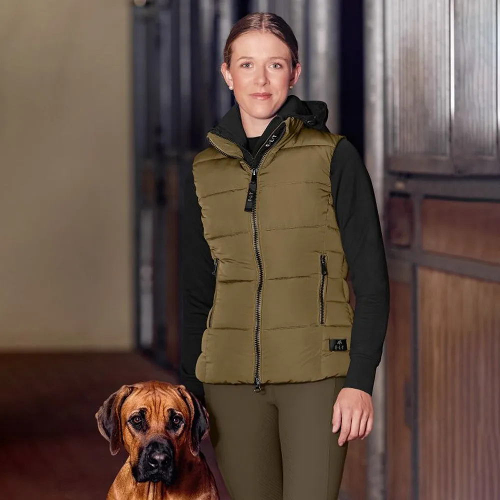 Beikircher Grünland gilet equitazione donna Oxford antivento nero