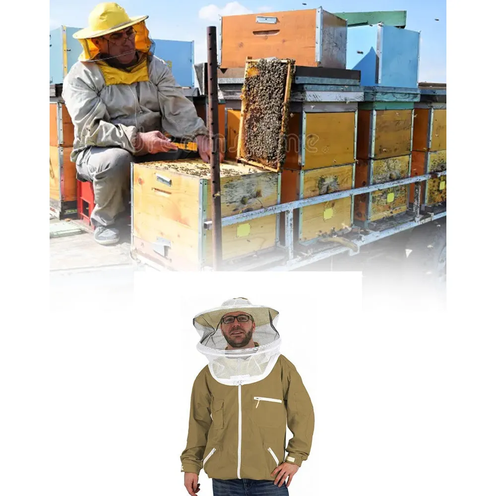 Bieno Protect Terra camicia apicoltura con velo taglia L