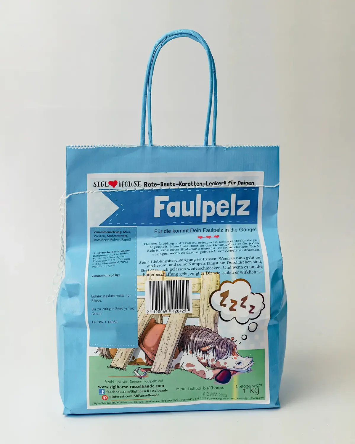 Siglhorse Faulpelz premi cavalli barbabietola e frutti