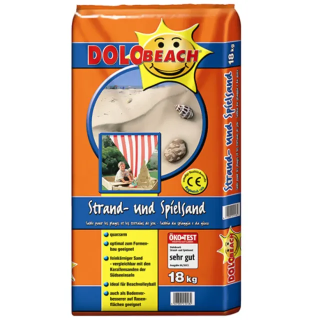 Dolobeach Beach sabbia giochi bambini 18kg fine chiara