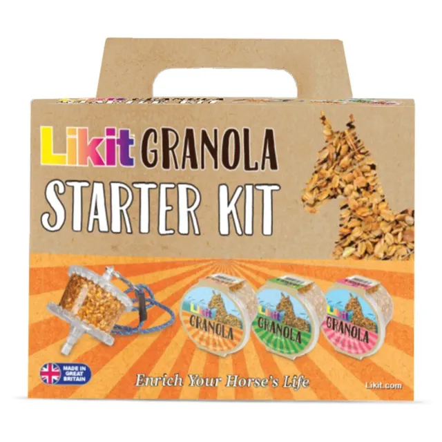 Likit Granola Starter Kit snack cavalli gioco box