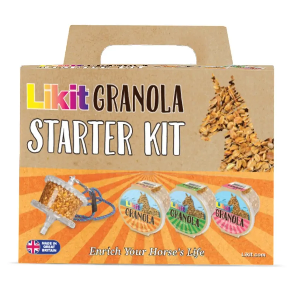 Likit Granola Starter Kit snack cavalli gioco box