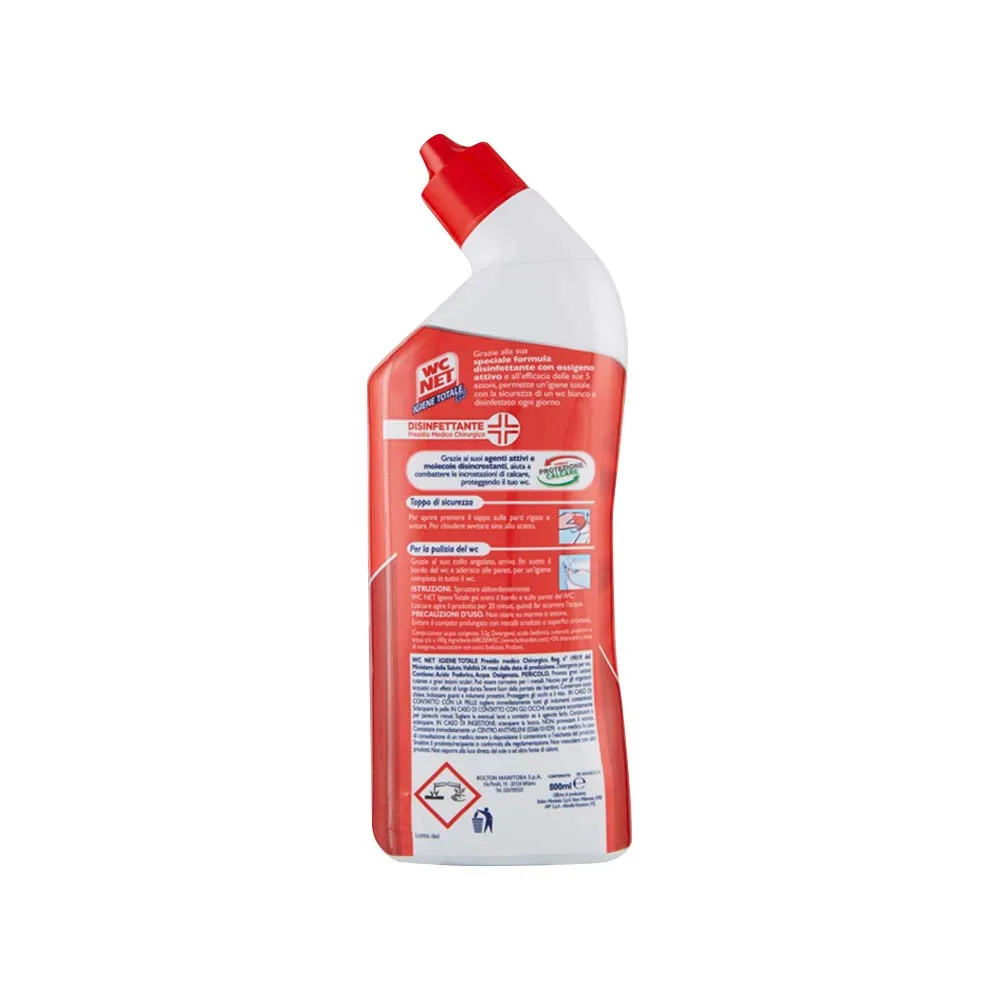 WC Net Total Hygiene gel wc disinfettante 700ml 5 azioni