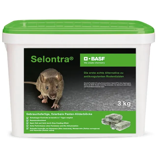 Selontra esca topi blocchi morbidi 3kg pronta all’uso