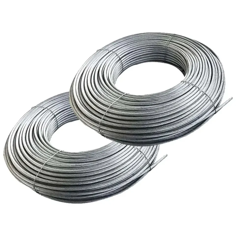 Fune acciaio compattato per verricello 8 mm 1 m