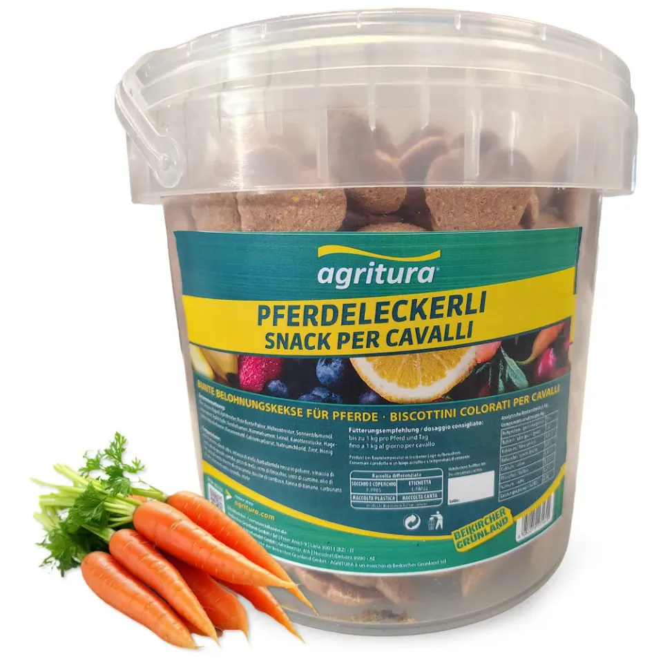 Beikircher Grünland Agritura biscotti cavallo carota 3,3L naturali