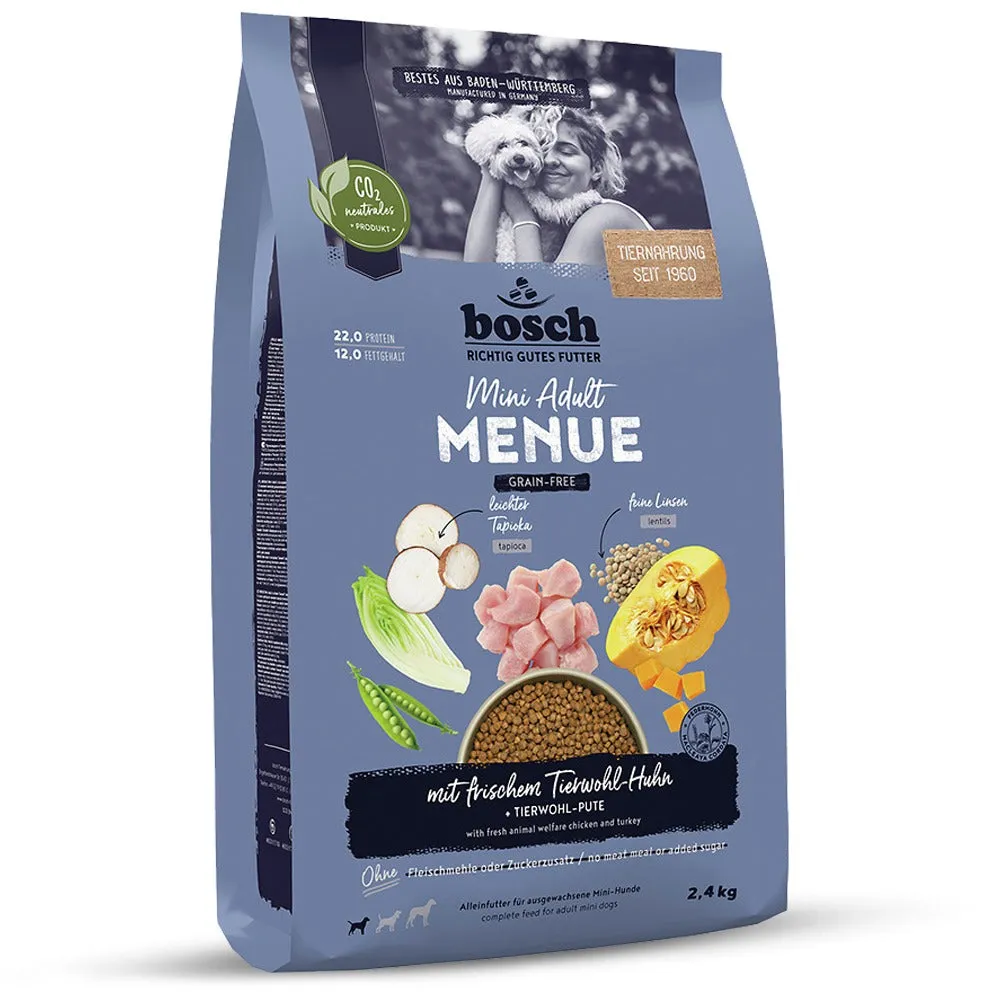 Bosch Menue Mini crocchette cane pollo grain free 1 kg