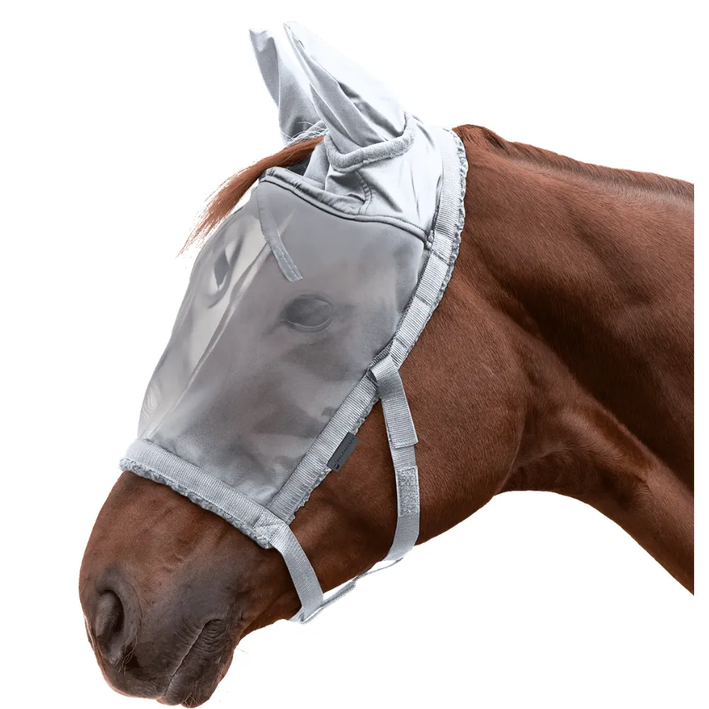 Covalliero cavezza pascolo con maschera antimosche leggera