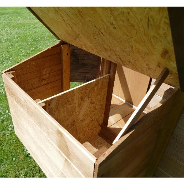 Il Verde Mondo Orpington pollaio legno doppio giardino