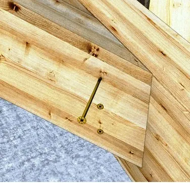 Beikircher SCH-H 6 Viti Legno Testa Svasata 6x60 100 Pezzi