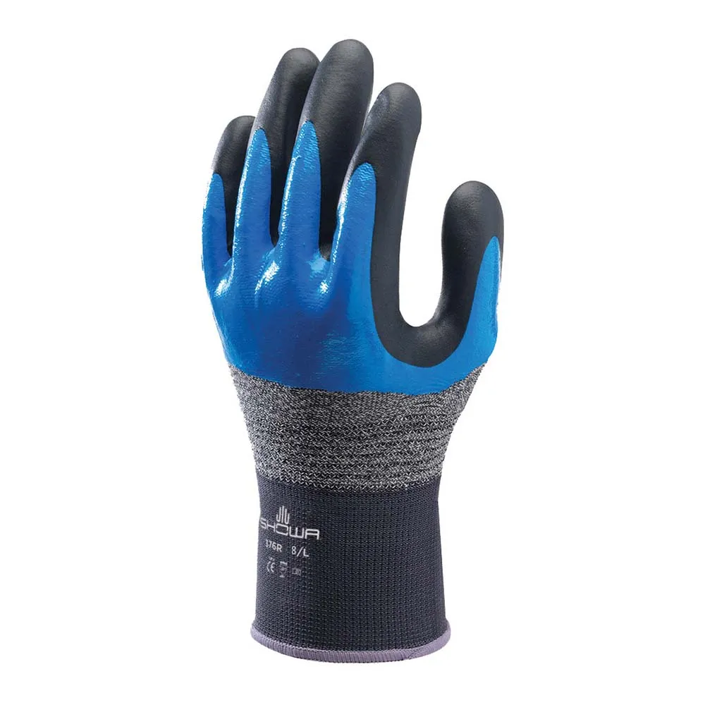 Showa 376 Foam Grip guanti lavoro nitrile oleosi